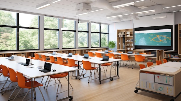 Ambiente di apprendimento potenziato dalla tecnologia Gen Alpha Classroom