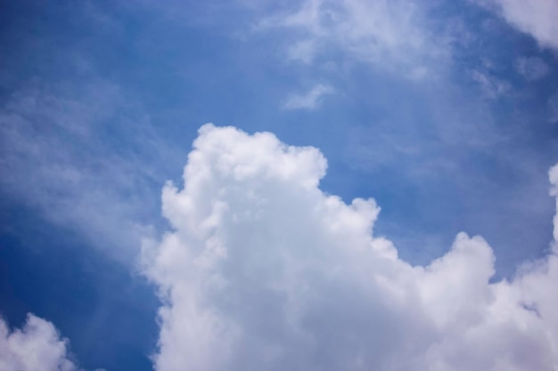 Ambiente di bel tempo con nuvole di cielo blu