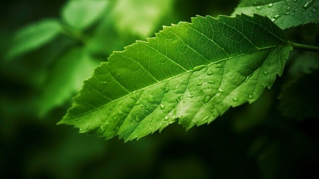 Ambiente Giornata della Terra In Foglie verdi naturali e piante utilizzate come sfondo primaverile copertina verde ambiente ecologia carta da parati concetto eco giornata della terra Salvare l'ambiente generare ai