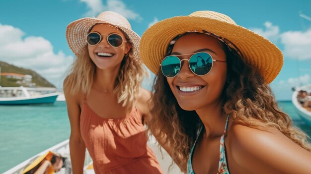 Amiche generative AI in vacanza