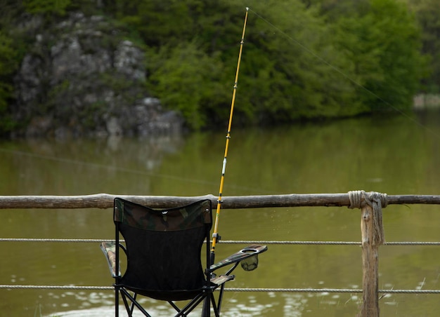 Amo da pesca e lago