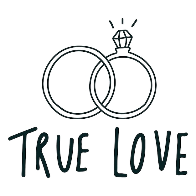 Amore vero adesivo png sfondo trasparente