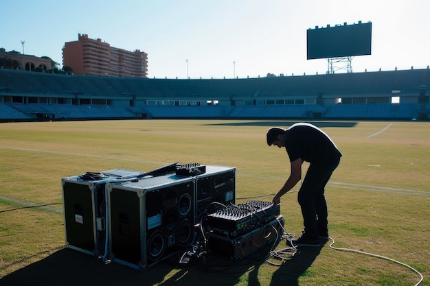 Amplificando il vuoto Serenità dello stadio