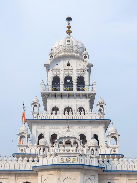 Amritsar India Bella architettura di gurudwara ad Amritsar