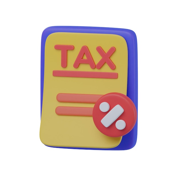 Analisi 3D dell'audit fiscale Icon Design