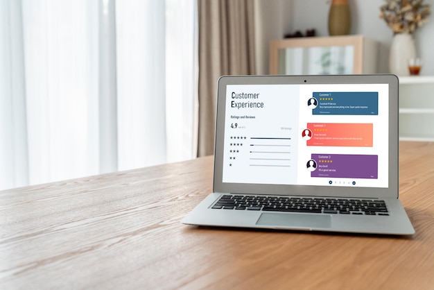 Analisi dell'esperienza del cliente e delle recensioni tramite software per computer alla moda per il business aziendale