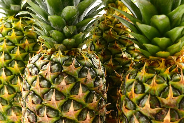 Ananas isolato su bianco