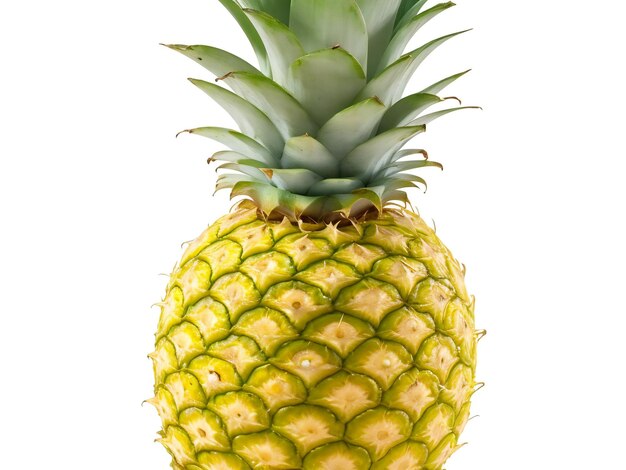 Ananas isolato su sfondo bianco ai generato