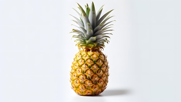 ananas isolato su una superficie bianca