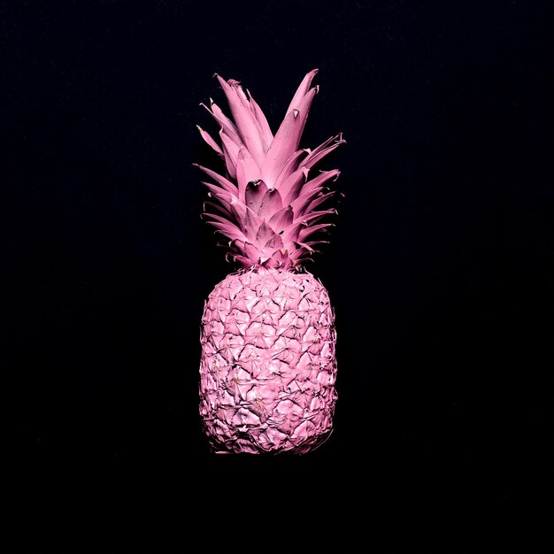 Ananas rosa. Arte minimale surreale