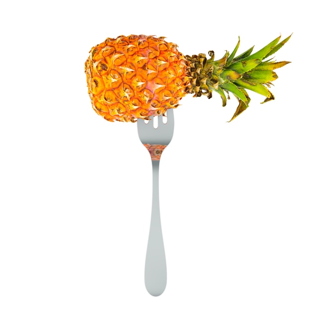 Ananas sul rendering 3D della forcella