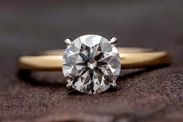 Anello di fidanzamento con diamanti