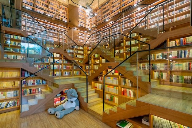 Angel bookstore, una libreria a Hangzhou, Cina.