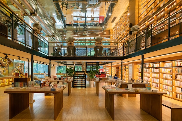 Angel bookstore, una libreria a Hangzhou, Cina.