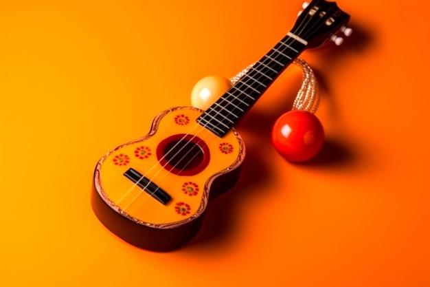 Angolo superiore degli strumenti musicali messicani