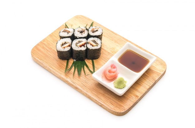 anguilla maki sushi- stile cibo giapponese