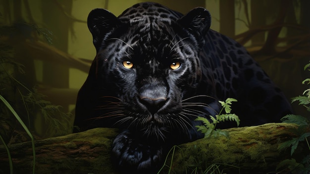 Animale pantera nera