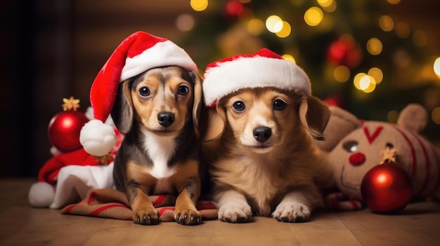 Animali divertenti per Natale