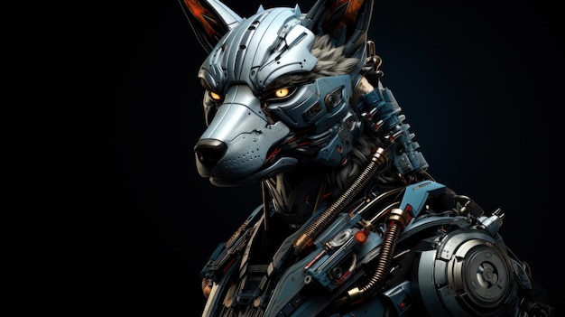 Animali gangster con modifiche del corpo cyberpunk