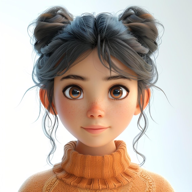 Animazione 3D dei personaggi dei cartoni animati