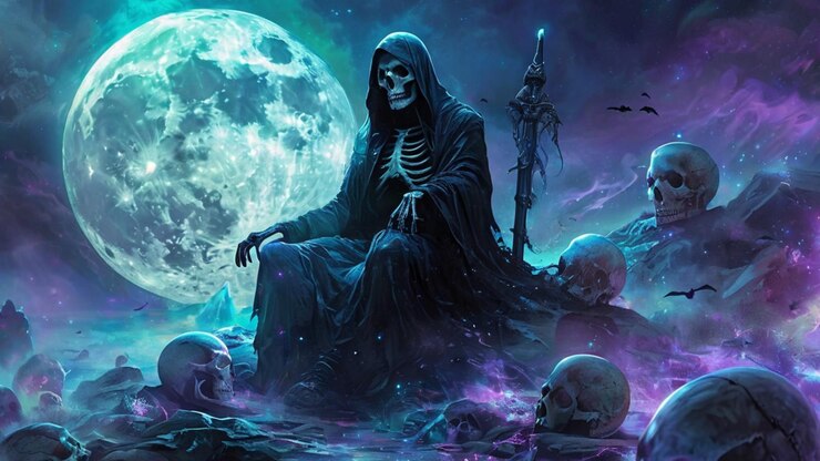 Animazione del riposo dell'Angelo della Morte