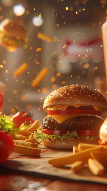 Animazione di fast food