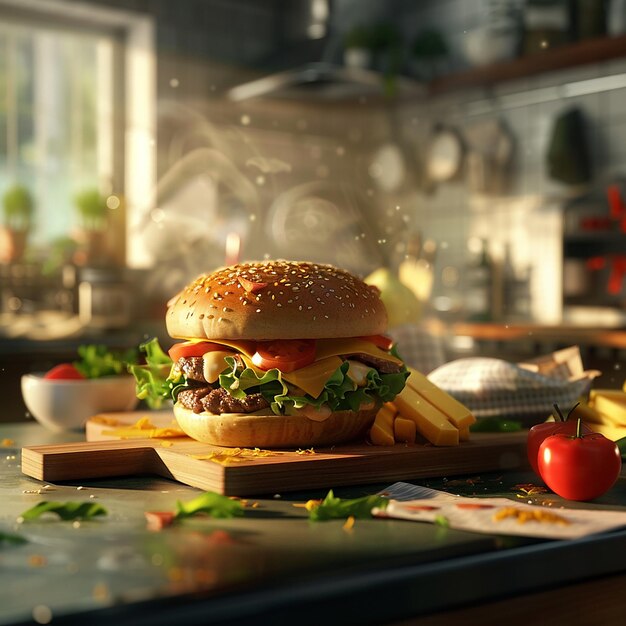 Animazione di fast food