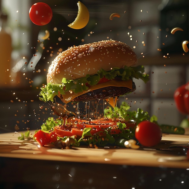 Animazione di fast food