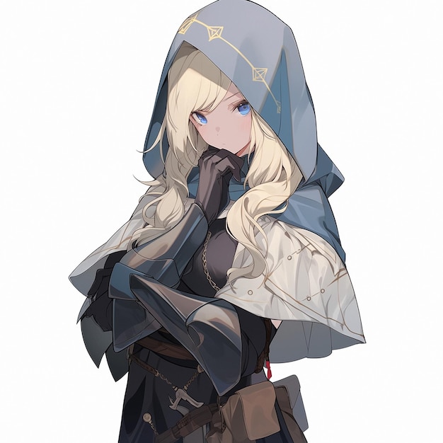 Anime character concept art