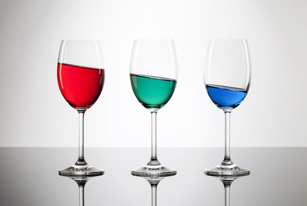 Anomalia RGB Vino Vaso Bevanda Diagonale Acqua Arte Sfondi bizzarri