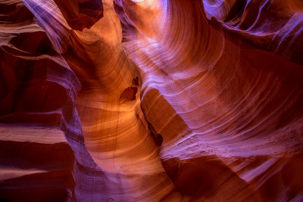 Antelope Canyon Arizona sulla terra navajo vicino alla pagina