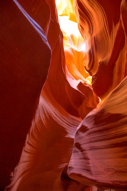 Antelope Canyon Arizona sulla terra navajo vicino alla pagina