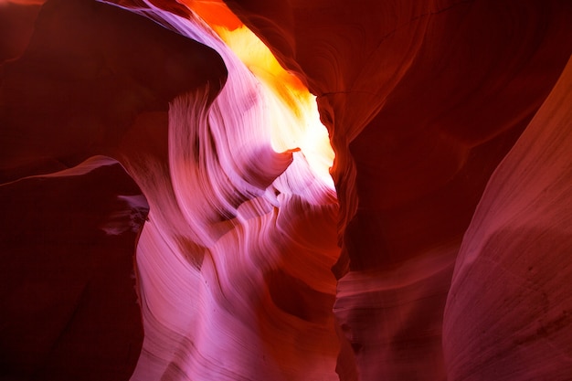 Antelope Canyon Arizona sulla terra navajo vicino alla pagina