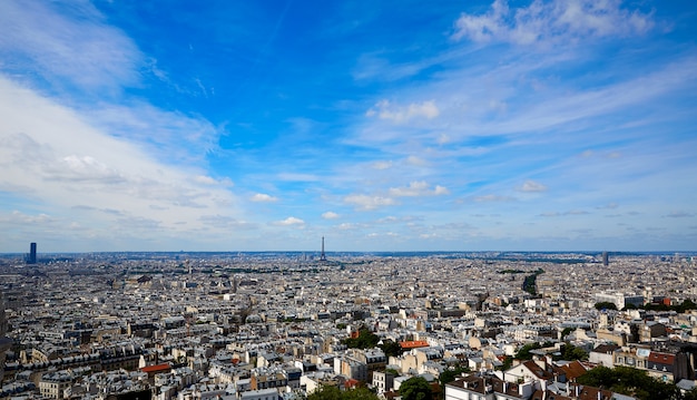 Antenna dell&#39;orizzonte di Parigi da Montmartre