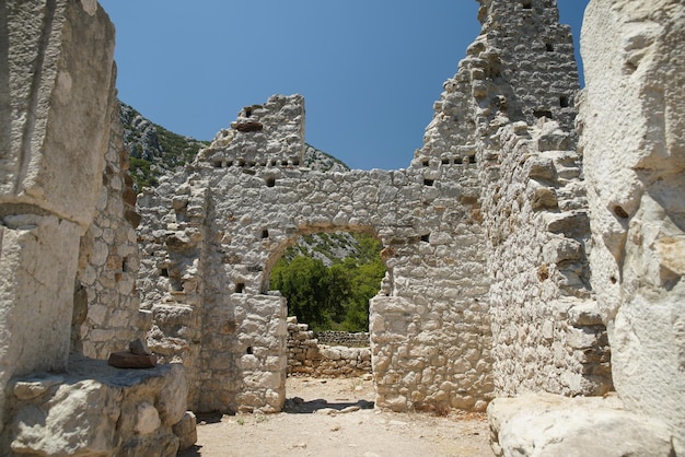 Antica città dell'Olimpo a Kumluca Antalya Turkiye