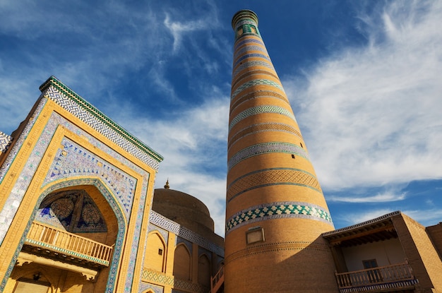 Antica città di Khiva, Uzbekistan.