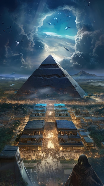 Antiche civiltà come gli egizi e gli incas Tecnologia extraterrestre IA generativa