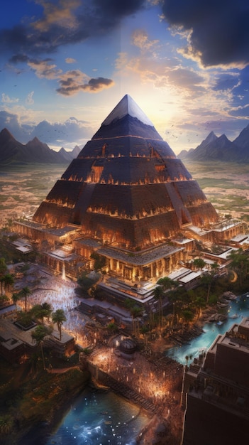 Antiche civiltà come gli egizi e gli incas Tecnologia extraterrestre IA generativa