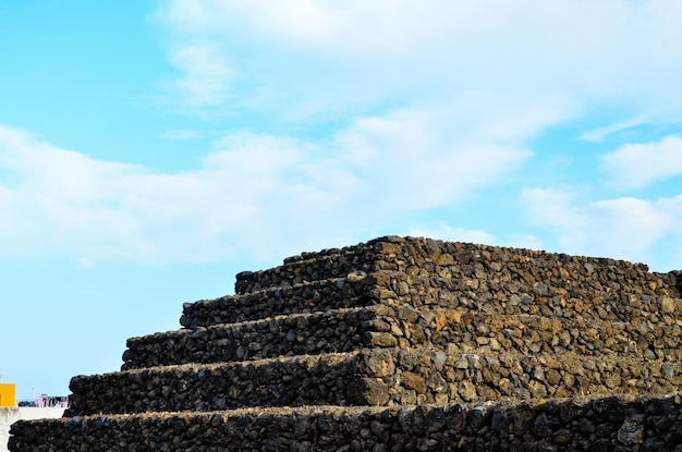 Antiche piramidi di Guanche Guimar nell'isola di Tenerife