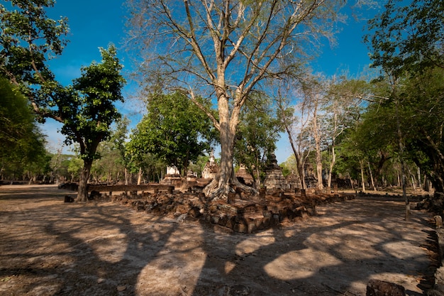 Antiche rovine della città antica di Sukhothai