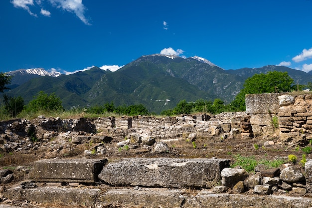 Antiche rovine di Dion, Grecia.