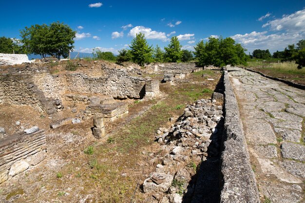 Antiche rovine di Dion, Grecia.