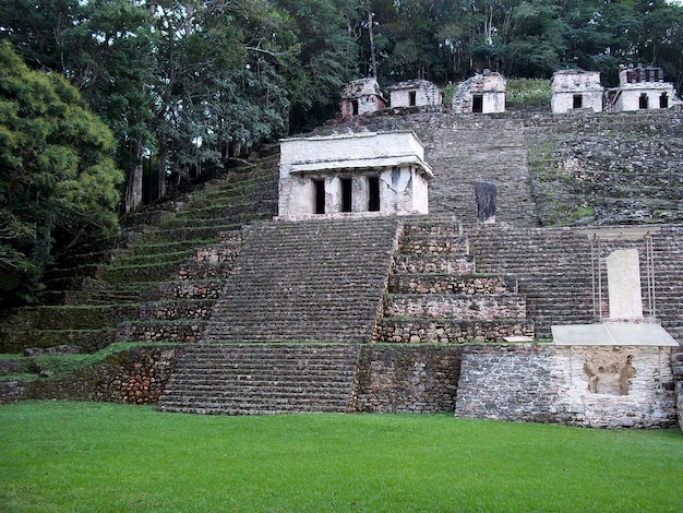 Antiche rovine di Maya, Bonampak, Messico