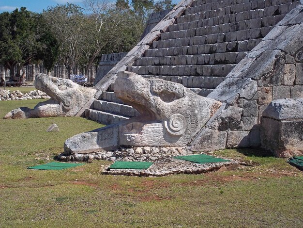 Antiche rovine di Maya Chichen Itza Yucatan Messico