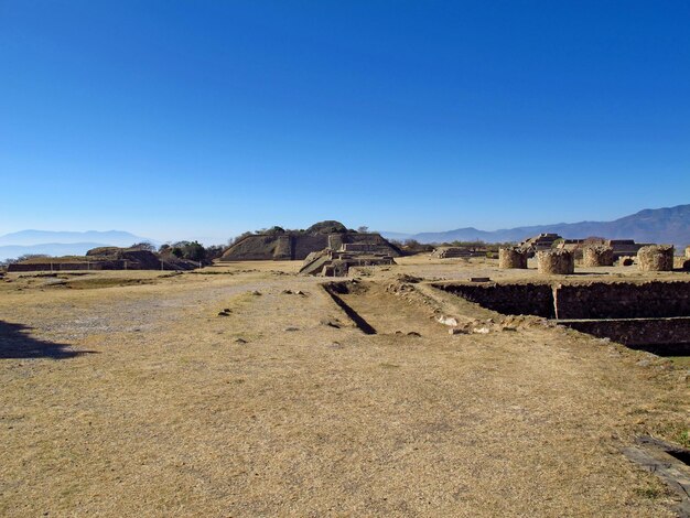 Antiche rovine di Zapotec Monte Alban Messico