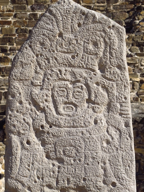 Antiche rovine di Zapotec Monte Alban Messico