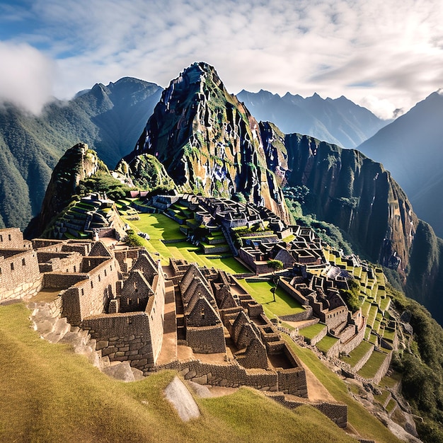 antiche rovine Inca di machu picchu