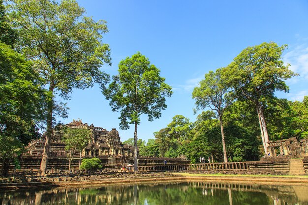 Antico castello in Cambogia. Angkor Thom.