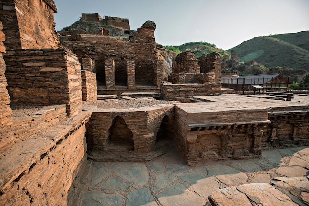 Antico monastero buddista complesso TakhtiBhai sito archeologico nella provincia di KhyberPakhtunkhwa del Pakistan