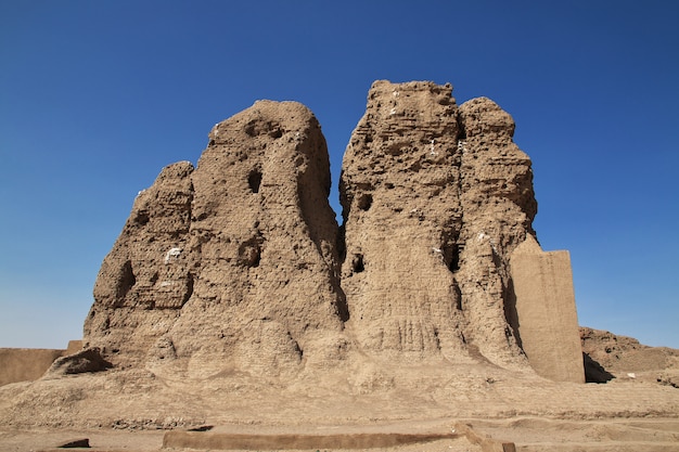 Antico tempio egizio Sesebi in Sudan